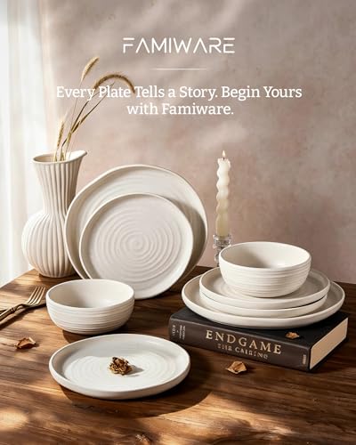 Pluto 12 Piece Stoneware Dinnerware Set