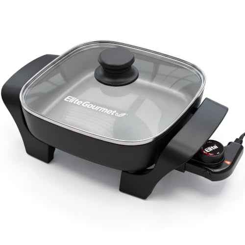 2.5Qt PFAS Free Ceramic Electric Skillet