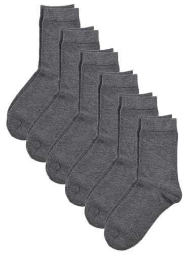 Unisex Kids Boys Girls Soft Cotton School Socks 6