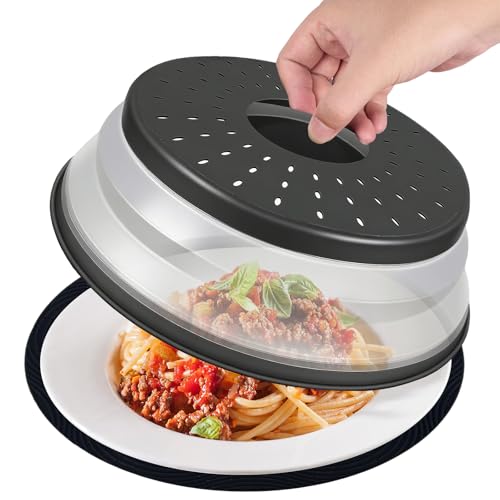 12 Inchs Microwave Splatter Cover & Silicone Mat (2 Count)