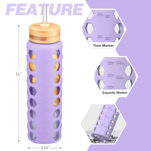 Glass Water Bottle