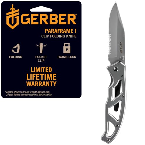 Gear Paraframe I EDC Folding Pocket Knife with Clip