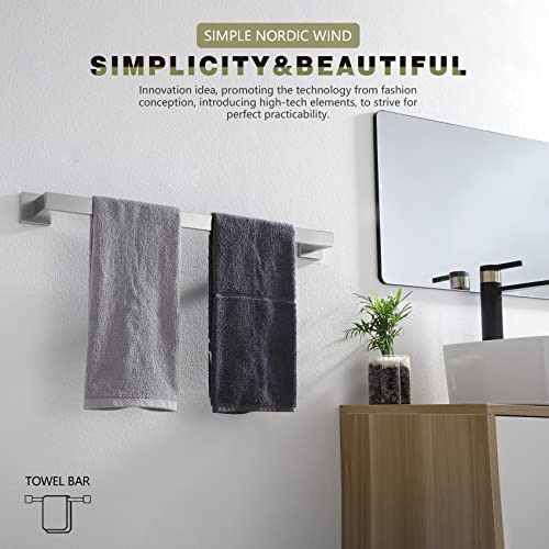 24 Inch Single Towel Bar (2 Count)