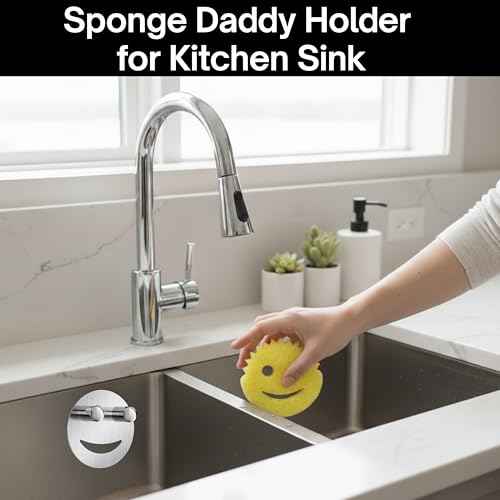 Scrub Daddy Caddy Organizer for Kitchen Sink & Bathroom