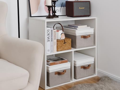 Fabric Storage Bins with Lids (3 Count)