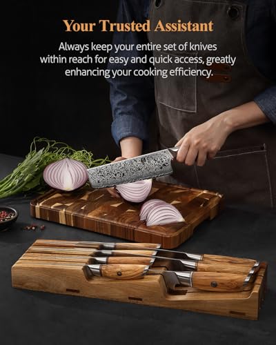 In drawer Knife Block