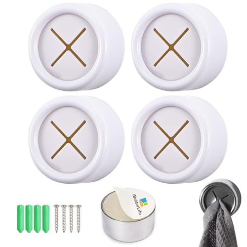 iBetterLife Adhesive Kitchen Towel Hooks (4 Count)