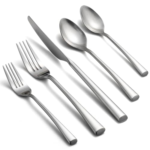 Bailey 20 Piece Forged Stainless Steel Flatware Set Cutlery Set (9.99 Count)
