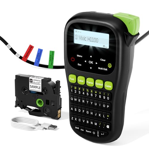 Label Maker Machine with Tape