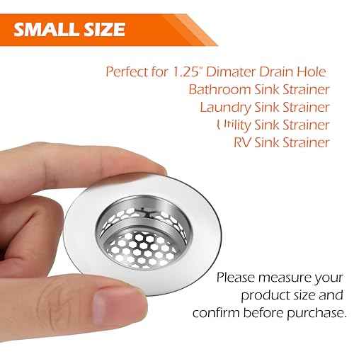 Bathroom Sink Strainer (3 Count)