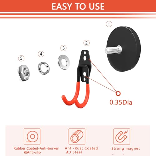 Large Heavy Duty Magnetic Hooks