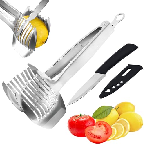 Tomato Slicer Holder with Paring Knife Set
