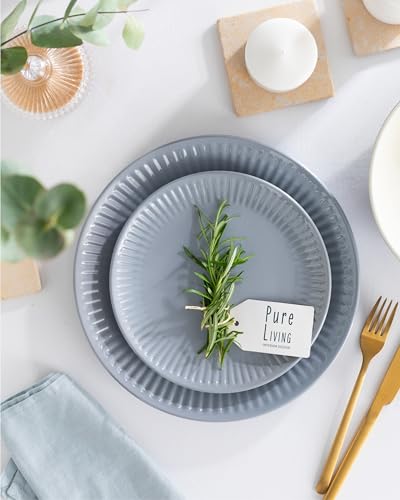 12 Piece Stoneware Dinnerware Set for 4 (12 Count)