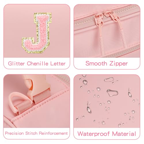 Lunch Box Kids Large Initial Insulated Lunch Bag for Girls