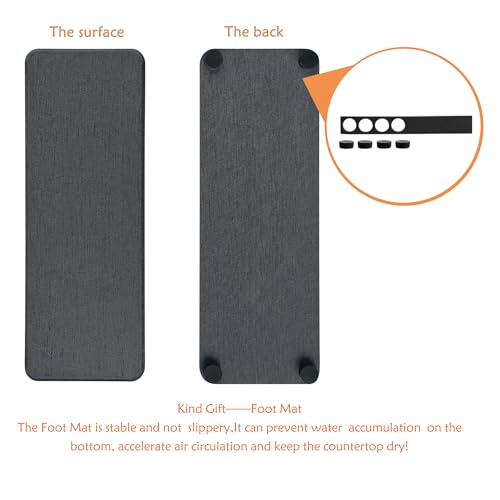 2Pcs Stone Soap Trays Water Absorbing Diatomite Coaster (2 Count)
