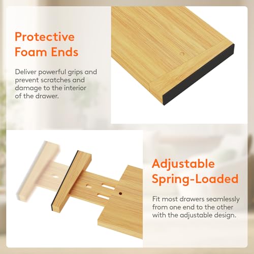 4" High Dresser Drawer Dividers (8 Count)