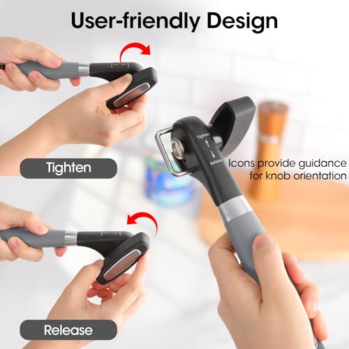 Can Opener Manual Side Safe Cut Can Opener Smooth Edge
