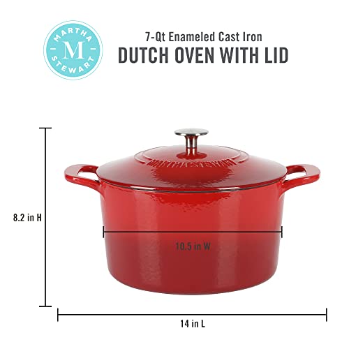 Gatwick 7 Quart Enamel Cast Iron Dutch Oven