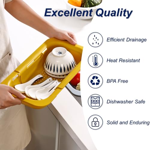 Extendable Sink Colander Strainer Basket