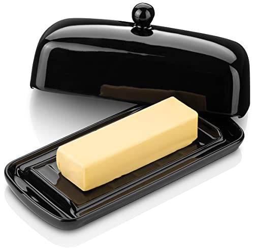Ceramic Butter Dish with Lid for Countertop