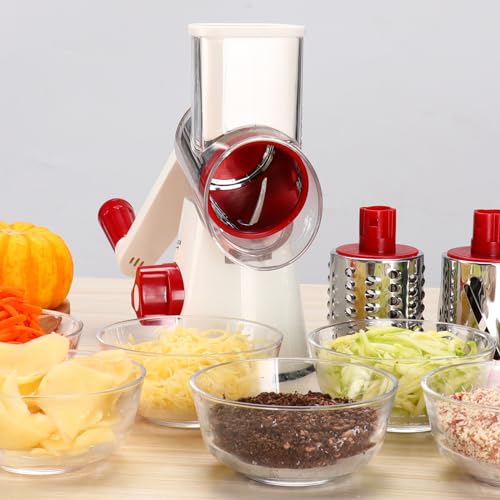 Rotary Cheese Grater Hand Crank Cheese Shredder for Fresh Cheese