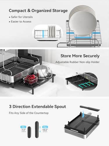 2 Tier Dish Drying Rack