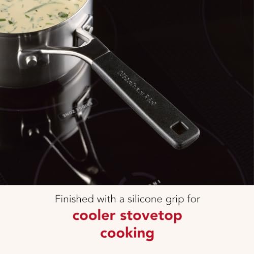 Stainless Steel Induction Sauce Pan with Pour Spouts
