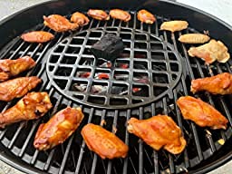 C883E Cast Iron Cooking Grid Grates Replacement for Weber 22.5 inches One