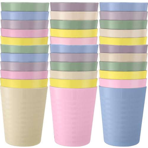 36 Pcs Kids Plastic Cups 8 oz Drinking Toddler Cups