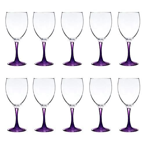 Nuance Wine Glasses by ARC 10.5 oz. Set of 10 (10 Count)