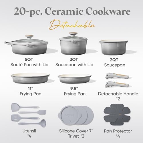 20pcs Titanium Cookware Set