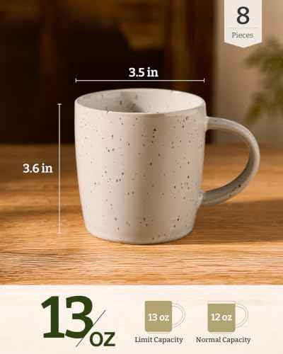 Coffee Mugs Set of 8 (104 Count)