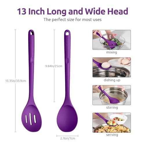 Silicone Spoons Set of 2 (2 Count)