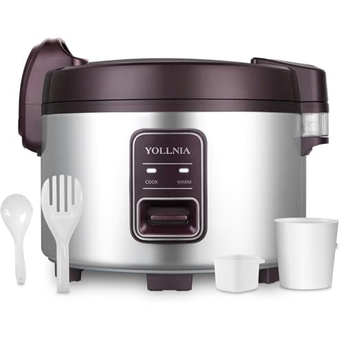 Commercial Rice Cooker & 45 Cups
