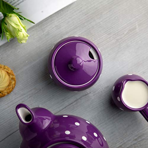 Ceramic Sugar Bowl with Lid