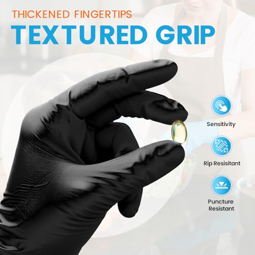 6 mil Disposable Nitrile Gloves (1000 Count)