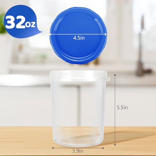 Food Storage Containers with Twist Top Lids (12 Count)