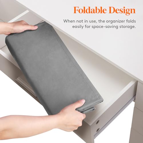 2 Pack Over the Door Organizer 5 Section Hanging Storage (2 Count)