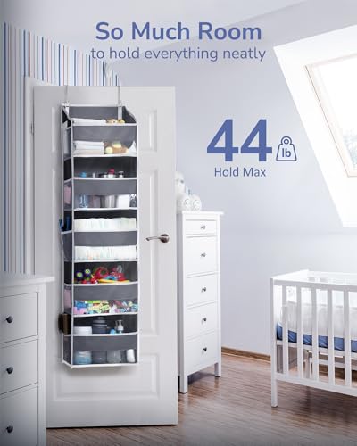 1 Pack Compact Size Over Door Organizer Slim Door Storage for Small