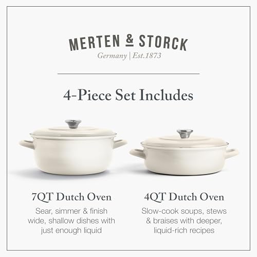 3.7QT & 5.5QT Dutch Ovens with Lids