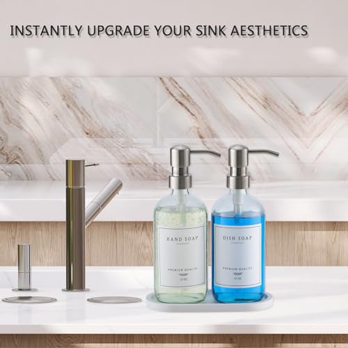 Glass Soap Dispenser (2 Count)