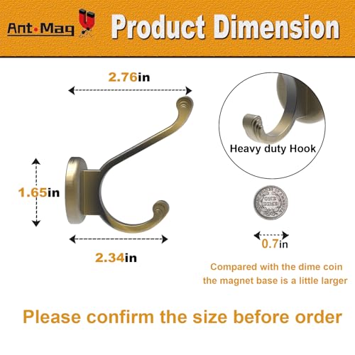 Magnetic Hooks Heavy Duty 140LBS (2 Count)