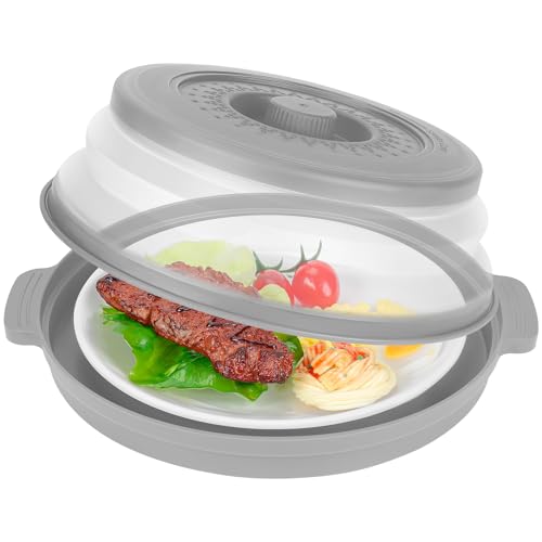 10.7 Inch Microwave Food Cover with Heat Insulation Mat