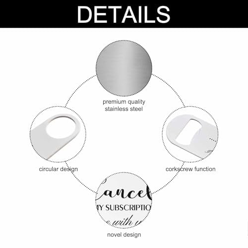 Saying Stainless Steel Bottle Opener Cancel My Subscription I'm Done with Your Issues Flat Beer Bottle Opener Keychain for Home Kitchen Bar Restaurant Party Birthday Gift