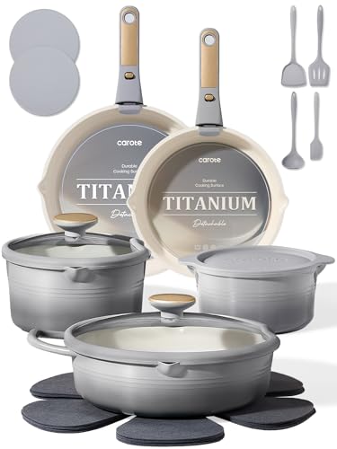 20pcs Titanium Cookware Set