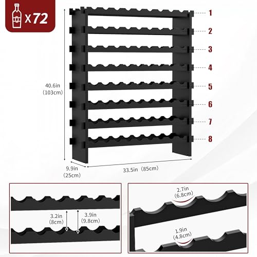Bamboo Stackable Wine Rack