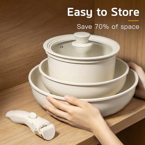 Ceramic Pots and Pans Set Non Stick