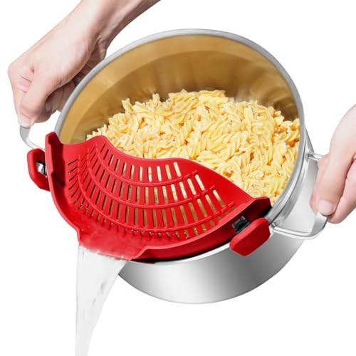 Pot Strainer Clip on Silicone