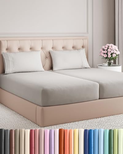 Split King Size 5 Piece Sheet Set