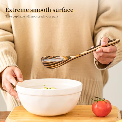 Pakkawood Deep Soup Ladles